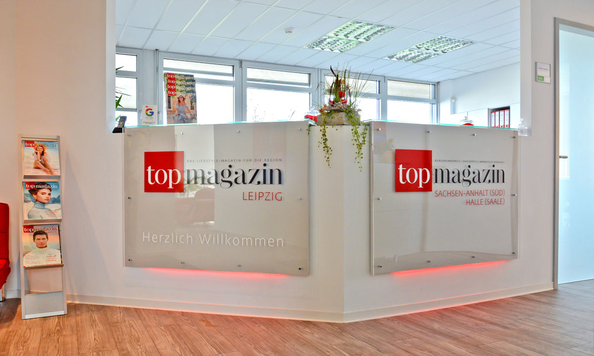 Empfangsbereich der TopMedia Verlags GmbH